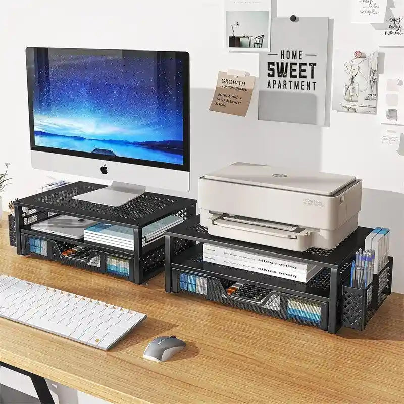 2 Tier Metal Monitor Stand