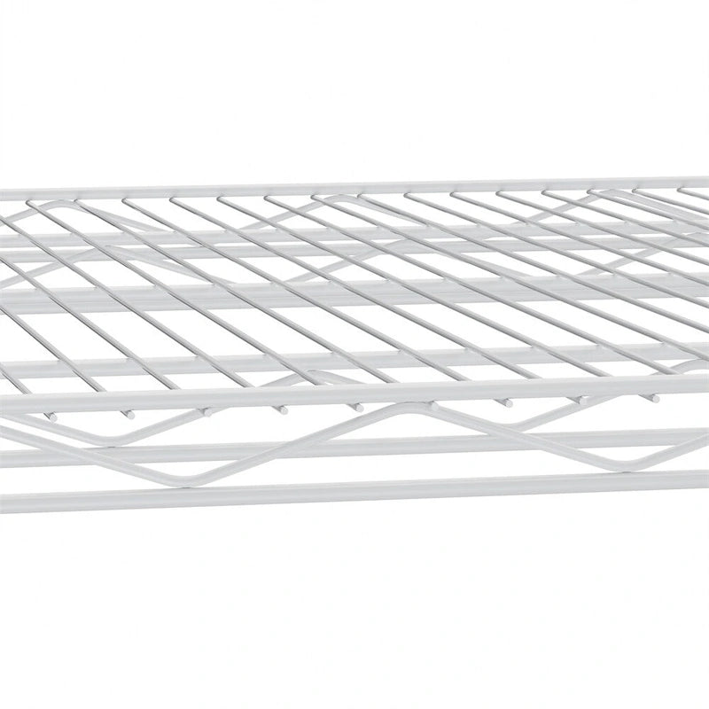5 Tier Steel Heavy Duty Adjustable Shelves with Wheels and Feet