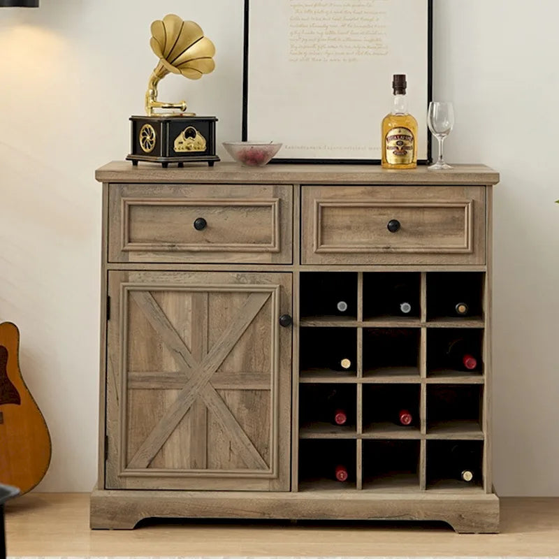 Buffet Cabinet with Storage Sideboard with 2 Drawers