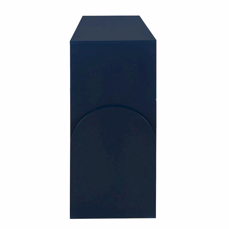 Four-Door Metal Handle Storage Cabinet