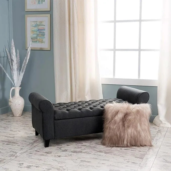 Modern Storage Bench with Arm