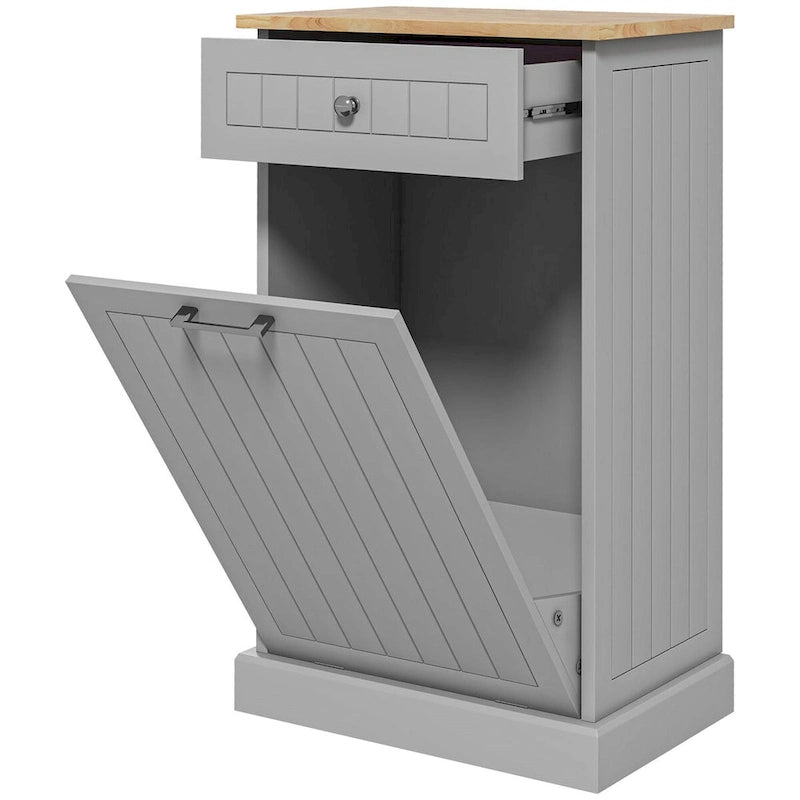 Kitchen Tilt Out Trash Bin Cabinet